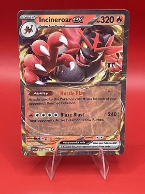 Incineroar ex 034/162 SV05: Temporal Forces Holo - Image 1 of 2