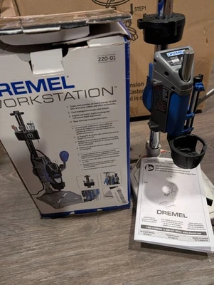 Dremel Drill Press Tool Workstation Stand with Wrench - Tool not included - Image 1 of 4