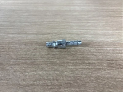 Air Line 1/4" Industrial Nipple X 1/4" Hose Barb Steel Bulk New - Image 1 of 4