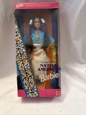 Barbie nativa americana de colección segunda edición especial 1993 muñecas del mundo #11609 Foto 1 de 4