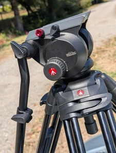 Manfrotto 504HD Head & 546B Professional Tripod Bundle Excellent Condition - Picture 1 of 20