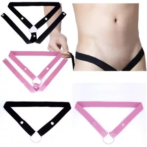 Cinturón jaula castidad masculina elástico auxiliar ajustable correa ropa interior accesorios - Imagen 1 de 19