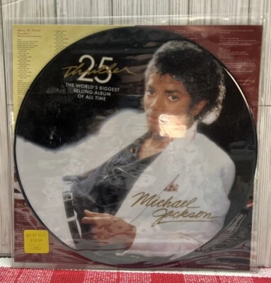 Michael Jackson Thriller Limited Edition Picture Disc Vinyl LP 2 Sided LIKE-NEW - Image 1 of 2
