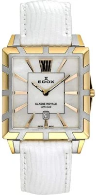 Reloj de cuarzo ultra delgado para mujer Edox 26022-357R-NAIR Classe Royale  Foto 1 de 4