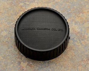 Excellent Genuine Minolta Rear Lens Cap SR/MC/MD Rokkor (#1225) - Picture 1 of 2