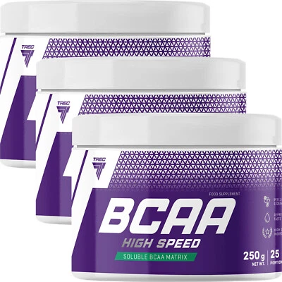 TREC NUTRITION BCAA HIGH SPEED 250g- verringert Erschöpfung und ermöglicht längere Workouts