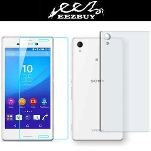 Front Back Full Body Tempered Glass Screen Protector For Sony Xperia M4 Aqua - Picture 1 of 5