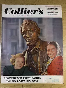 COLLIER'S WEEKLY 2/16/1952 COKE AD, AUDREY HEPBURN, NICE ART, CARTOONS - Picture 1 of 10