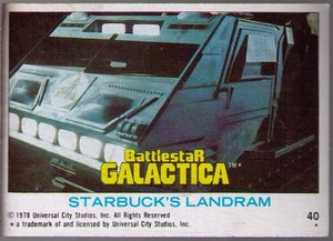 1978 Topps Battle Star Galactica # 40