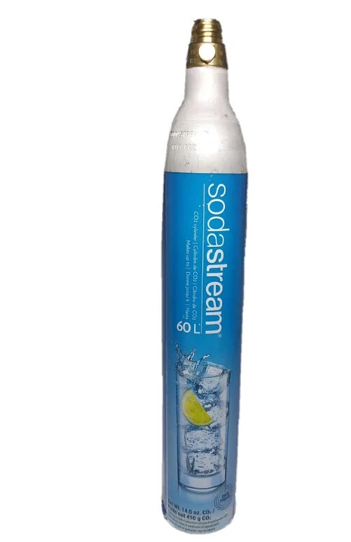SodaStream EMPTY BOTTLE ONLY 14.5 oz. can, Makes 60L. FREE SHIPPING Soda Stream - Image 1 of 1