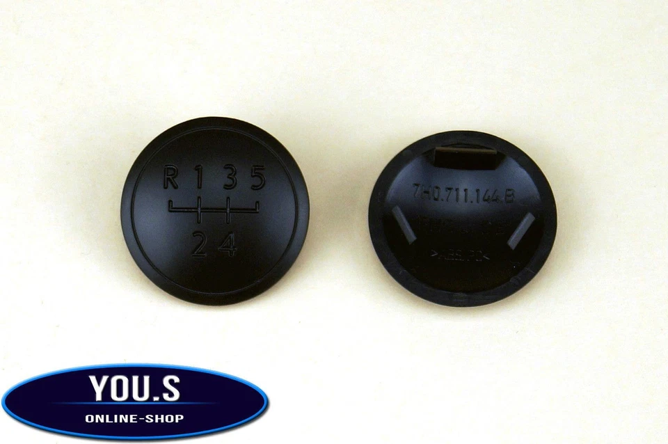 Pour VW Transporter T5 Emblème 5 Vitesses / Gear Knob / 7H0711144B - Image 1 of 1