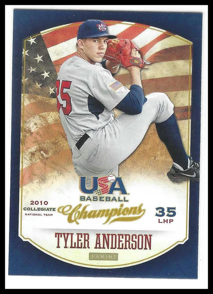 Tyler Anderson 2013 Panini USA Baseball Champions (2010) #6 Los Angeles Angels - Image 1 of 1