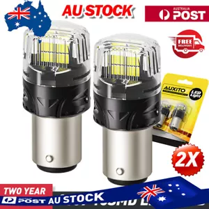 2X AUXITO BAY15D 1157 LED BRAKE STOP TAIL LIGHT BULBS GLOBE BRIGHT ERROR FREE AU - Picture 1 of 11