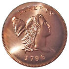 1796 Copper Liberty Cap w/ Pole Half Cent Copy - Gallery Mint Museum (Token)