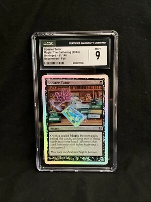 Booster Tutor FOIL Unhinged MINT CGC (7006) Grade 9 Magic | MTG - Image 1 of 3