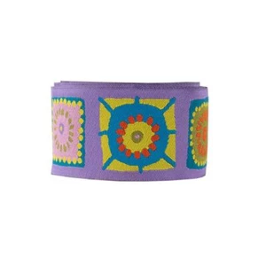 1.5 Inch Large Granny Squares Ribbon Renaissance Ribbons Jacquard Bty - Picture 1 of 2