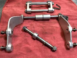 2003 Honda CRF450R CRF 450 Motor Engine Mount Hanger Set Complete - Clean - Picture 1 of 12