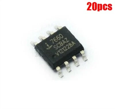 MARKENLOS 20Pcs ICL7660S ICL7660 7660S Intersil Voltage Converter SOP-8 Ic New fu