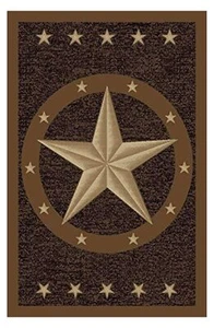 Furnish my Place 800 Texas Star Cowboy Area Kids Rug for Playroom, Bathroom &... - Picture 1 of 4