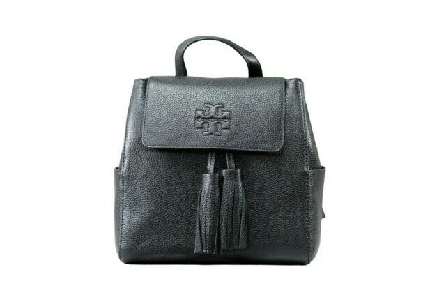 Tory Burch Thea Mini Leather Backpack - Black