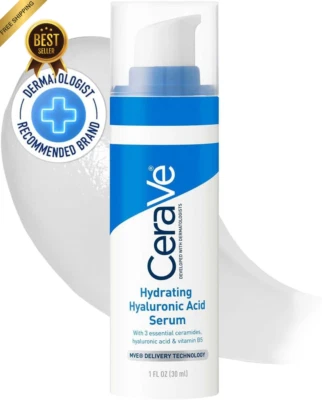 Cerave Hydrating Hyaluronic Acid Serum, 30ml - For Dry & Sensitive Skin - image 1 of 4
