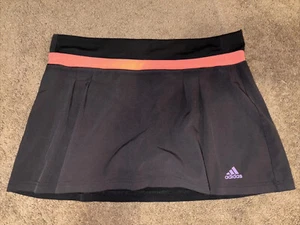 Adidas Skort Womens Medium Black Pink Athletic Climalite Golf Tennis Gym EUC - Picture 1 of 6