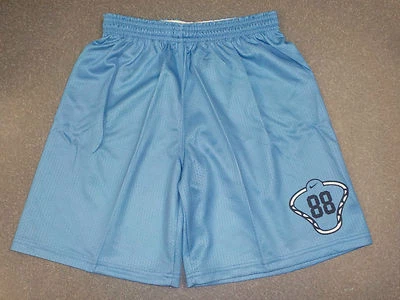 Молодежь sz M 10 12 новый Nike Issaquah лакросс команды подлинный #88 синий шорты - Изображение 1 из 4
