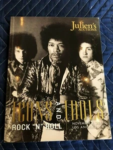 ICONS & IDOLS:ROCK 'N' ROLL Nov 4 2017 Rare BOOK/CATALOG Beatles Jimi Hendrix - Bild 1 von 2