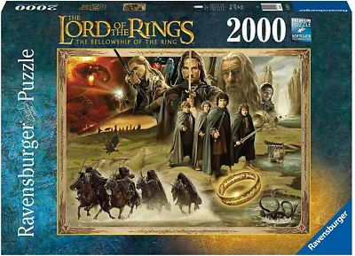 Ravensburger The Lord of the Rings - Fellowship of the Ring 2000 Pc Puzzle - NEW - Image 1 of 2