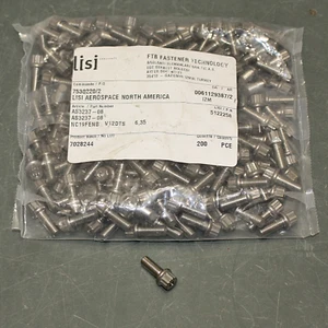 (200) Genuine Boeing Machine Bolts AS3237-08, 1/4"-28 x 5/8", Double Hex Screw - Bild 1 von 7