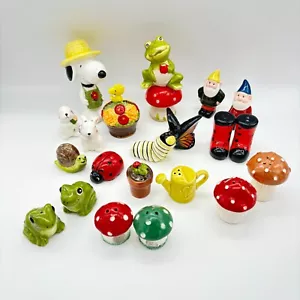 Cracker Barrel Salt Pepper Shakers UNUSED Spring Easter Bunny Butterfly YOU PICK - Picture 1 of 64