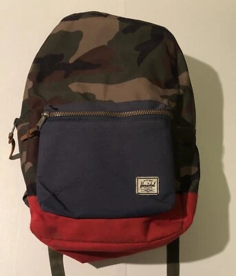 Bolso Mochila Herschel SETTLEMENT Camuflado 15" Funda para Laptop Cremalleras Metálicas Foto 1 de 4