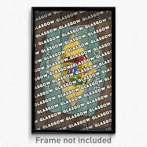 Glasgow Delaware Poster (DE City Souvenir 11x17 Town Print) - Picture 1 of 1