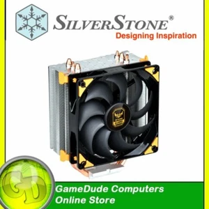 SilverStone AR01 Argon Heatsink+Fan Cooler Intel/AMD 120mm Fan SST-AR01-V3 -F04* - Picture 1 of 9