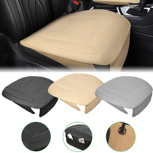 PU Leather Car Front Cover Cushion Seat Bottom Protector Full Surround Universal - Picture 1 of 16