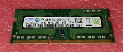 2pcs- SAMSUNG 2GB M471B5773DH0-YK0 1Rx8 PC3L-12800S (DDR3L 1600MHz) RAM MEMORY - Image 1 of 2