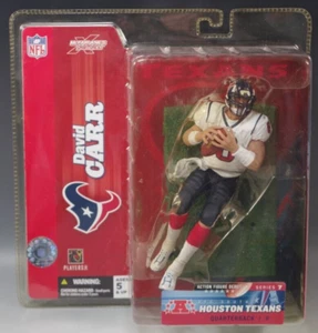 McFARLANE DAVID CARR HOUSTON TEXANS FIGURINE SERIES 7 FOOTBALL MIB WHITE JERSEY - Picture 1 of 5