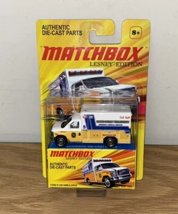 MATCHBOX 2011 LESNEY EDITION FORD E-350 AMBULANCE BOONE COUNTY FIRE DISTRICT - Picture 1 of 5