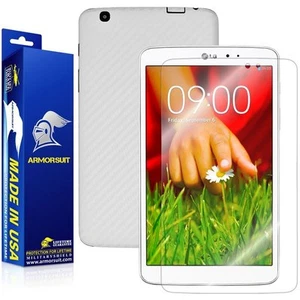 ArmorSuit MilitaryShield LG G PAD 8.3 Wifi Ver. Screen Protector + White Carbon - Picture 1 of 6