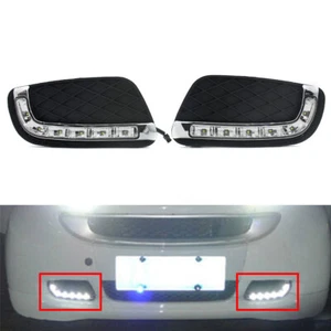LED DRL Daytime Running Light Fit Mercedes Benz Smart Fortwo DRL 2008-2010 2011 - Picture 1 of 17