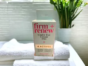 Firm + Renew Under Eye Cream Duo w/Vitamin C Rosehip Collagen & Retinol 2 oz NIB - Picture 1 of 11