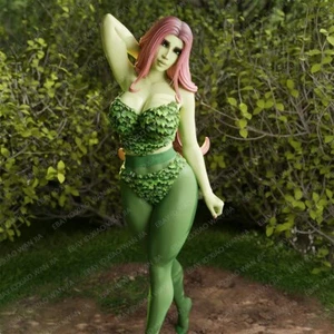1/24 Resin Figure Poison Ivy Pose Girl Model Kit Unassembled Unpainted - Imagen 1 de 5