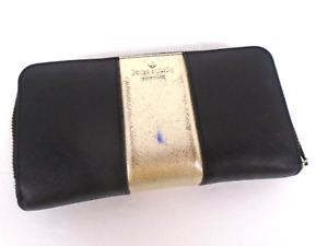 Kate Spade BLACK GOLD Leather Purse USED Original