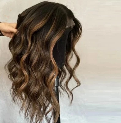 Pelucas de cabello humano con frente de encaje 13x4 peluca rubia para mujer Foto 1 de 4