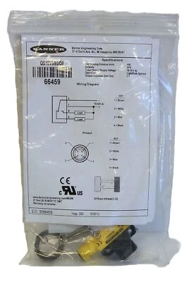 Banner Engineering QS18VN6DQ8 66459 10-30VDC Photoelectric Sensor - Image 1 of 3