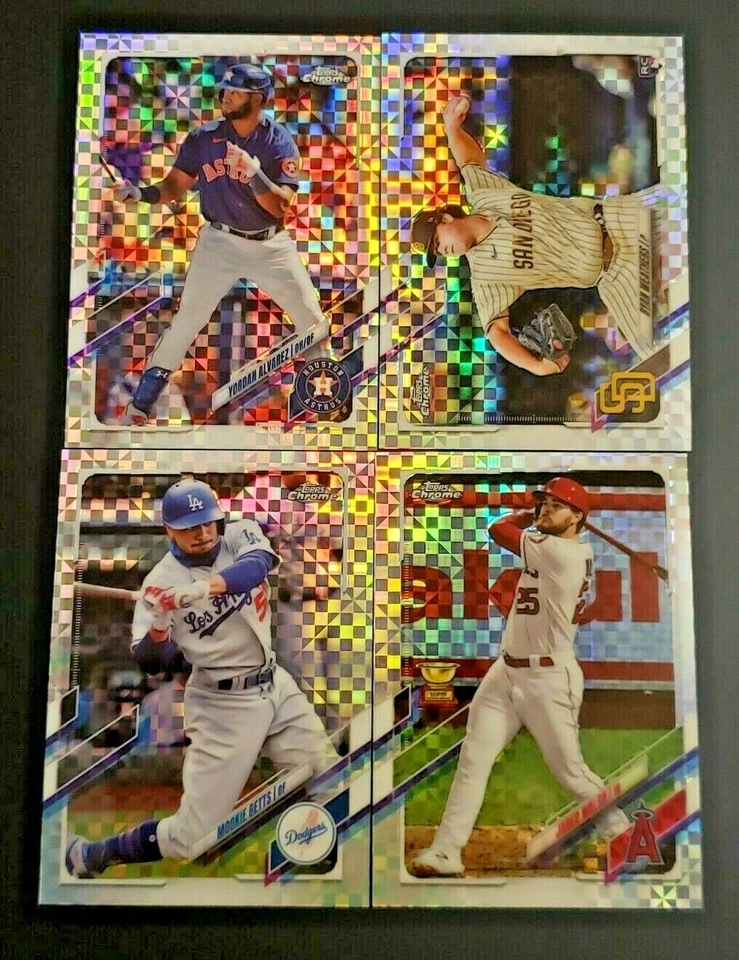 2021 Topps Chrome X-FRACTOR REFRACTORS with Rookies You Pick - Image 1 of 1