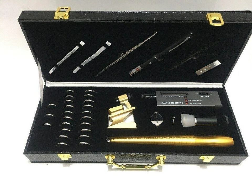 Diamond waist mirror cutting observation mirror GIA code display diamond tester - Image 1 of 4