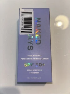 NAKED SUNDAYS perfektionierende Grundierungslotion LSF 50+ 100 % mineralische Sonnencreme 1,7 flüssige Unzen - Bild 1 von 1