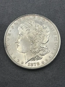 1878-S BU/MS+ Morgan Silver Dollar Superb Gem Gorgeous PQ - Picture 1 of 8