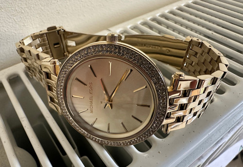 orologio da donna michael kors mk3191 darci cristallo pavè oro s acciaio polso 16 cm